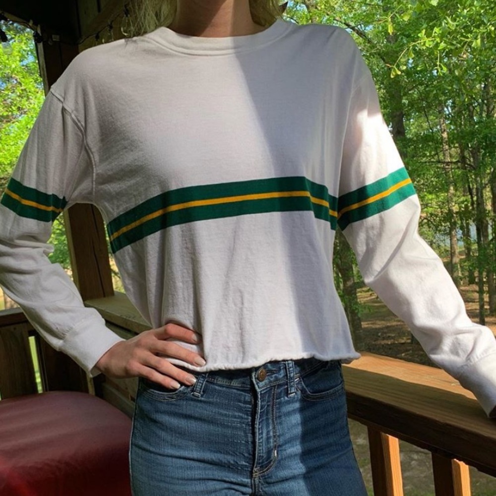 F21 crop t shirt